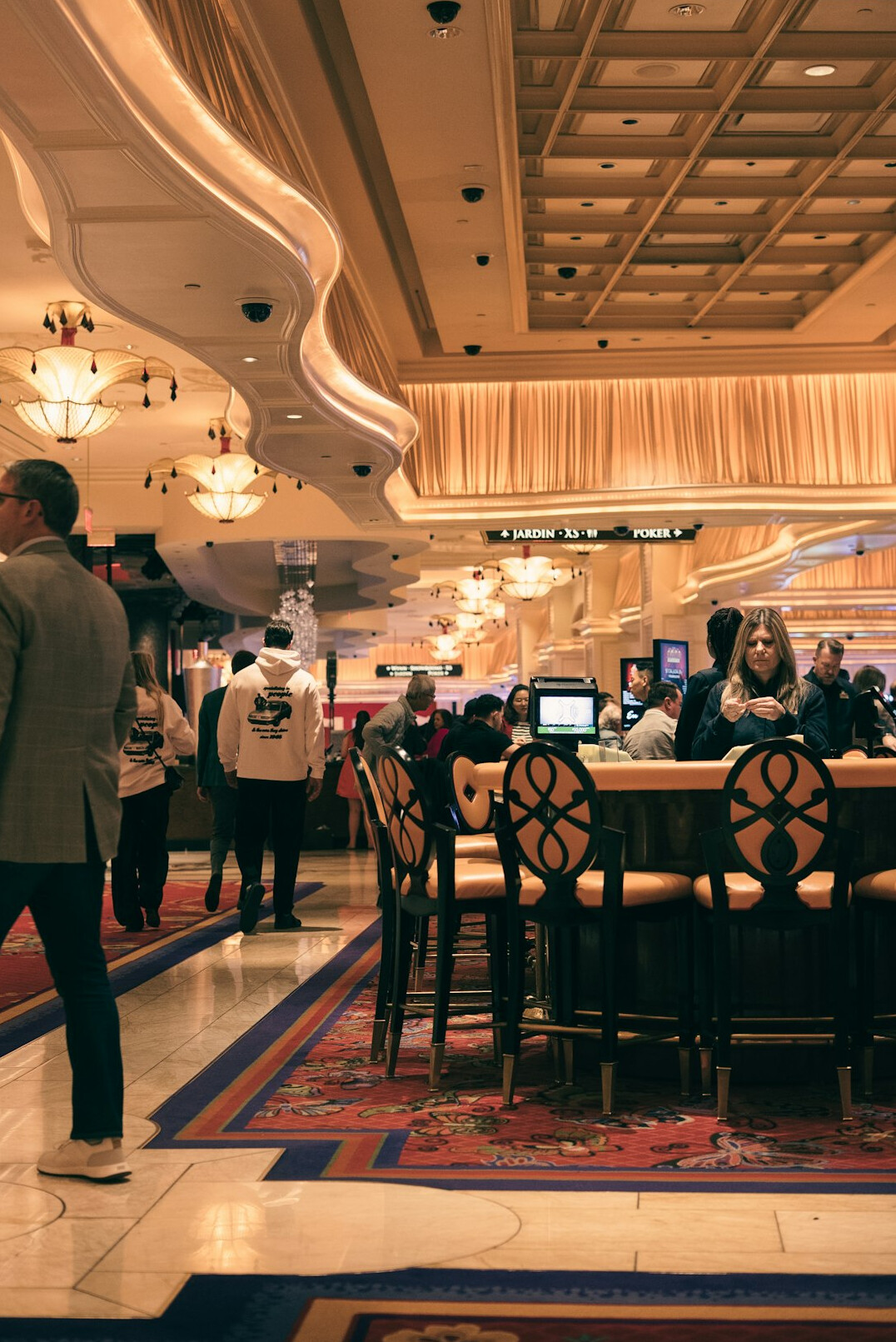 Corporate event with attendees networking