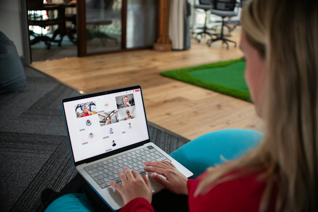 remote team video call